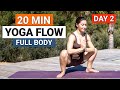 20 min full body yoga flow  day 2  30 day improvers yoga challenge