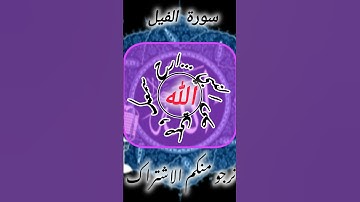 ارح سمعك مع آيات القرآن كلام الله عز وجل سورة الفيل