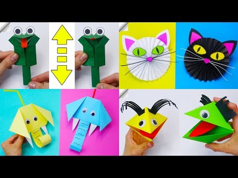 7 DIY paper crafts | Paper toys