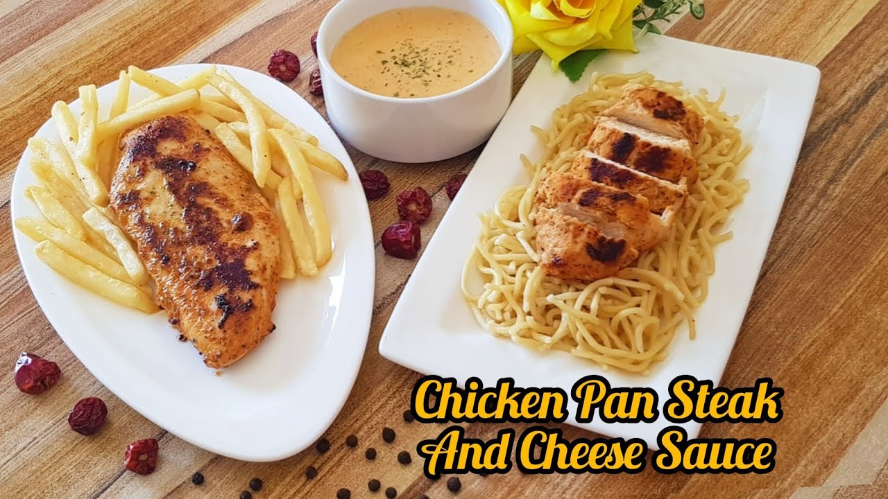 Chicken Steak with sauce/ How to make Chicken Steak at home/ cheese