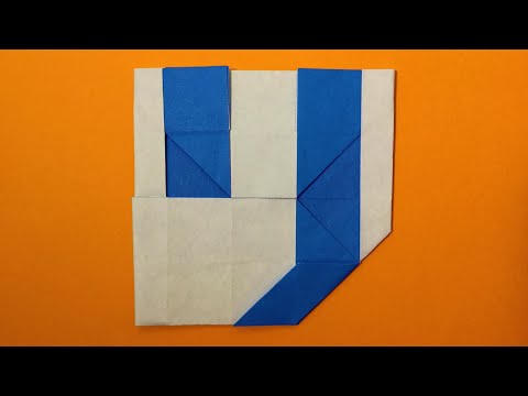 折り紙 リ の折り方 カタカナ Origami Folding Paper Into The Figure Of リ Ri Of The Katakana Youtube