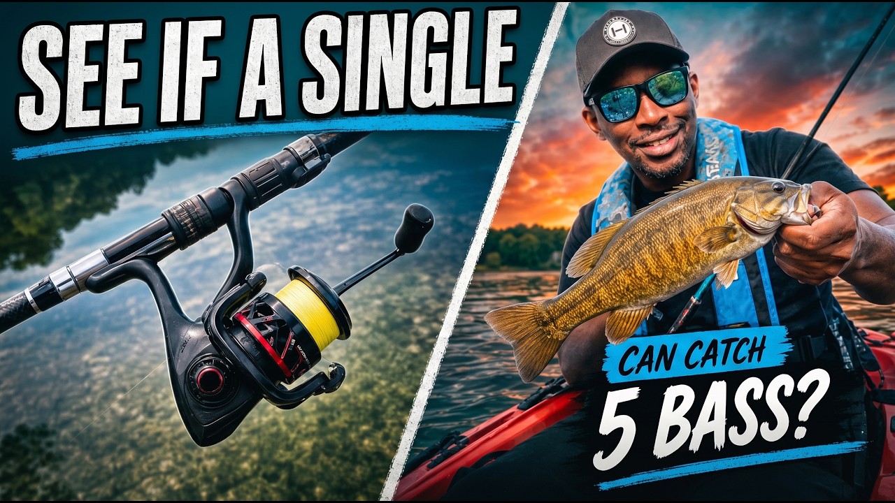 Can ONE Medium Spinning Rod Do It All? (5 Lure Challenge with the Piscifun Carbon X3)