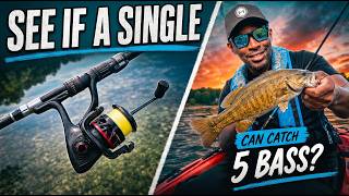 Can a SINGLE Lure Catch 5 Bass? (Piscifun Carbon X3 CHALLENGE Accepted!) 🎣