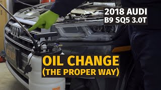Super Easy Audi SQ5 (B9) Oil Change Guide (2018-2024)