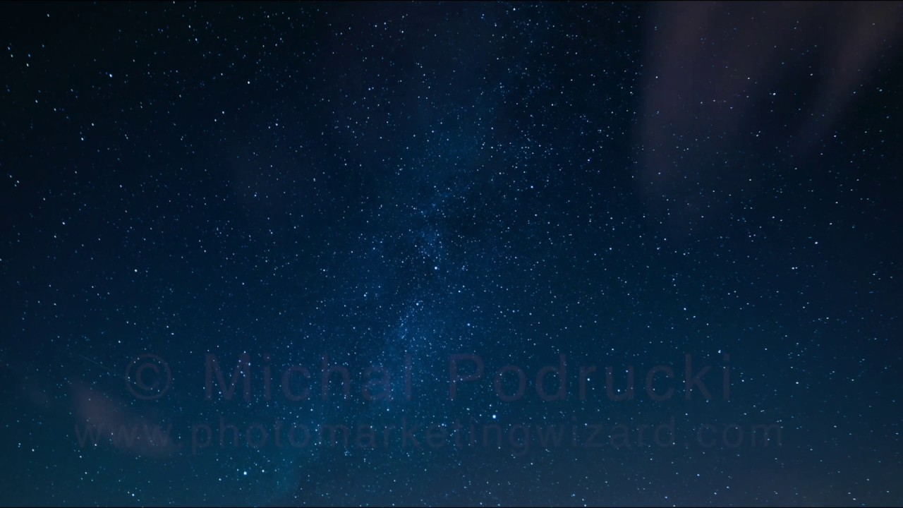 Perseid meteor shower stars in the night sky time lapse ...