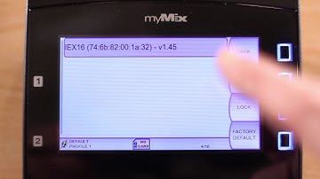 My Mix Tutorial - Locking the IEX16