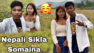 Border Khatiao Asi Beraibai Somaina Sikladw Cute Girls 🥰Nepali Girls