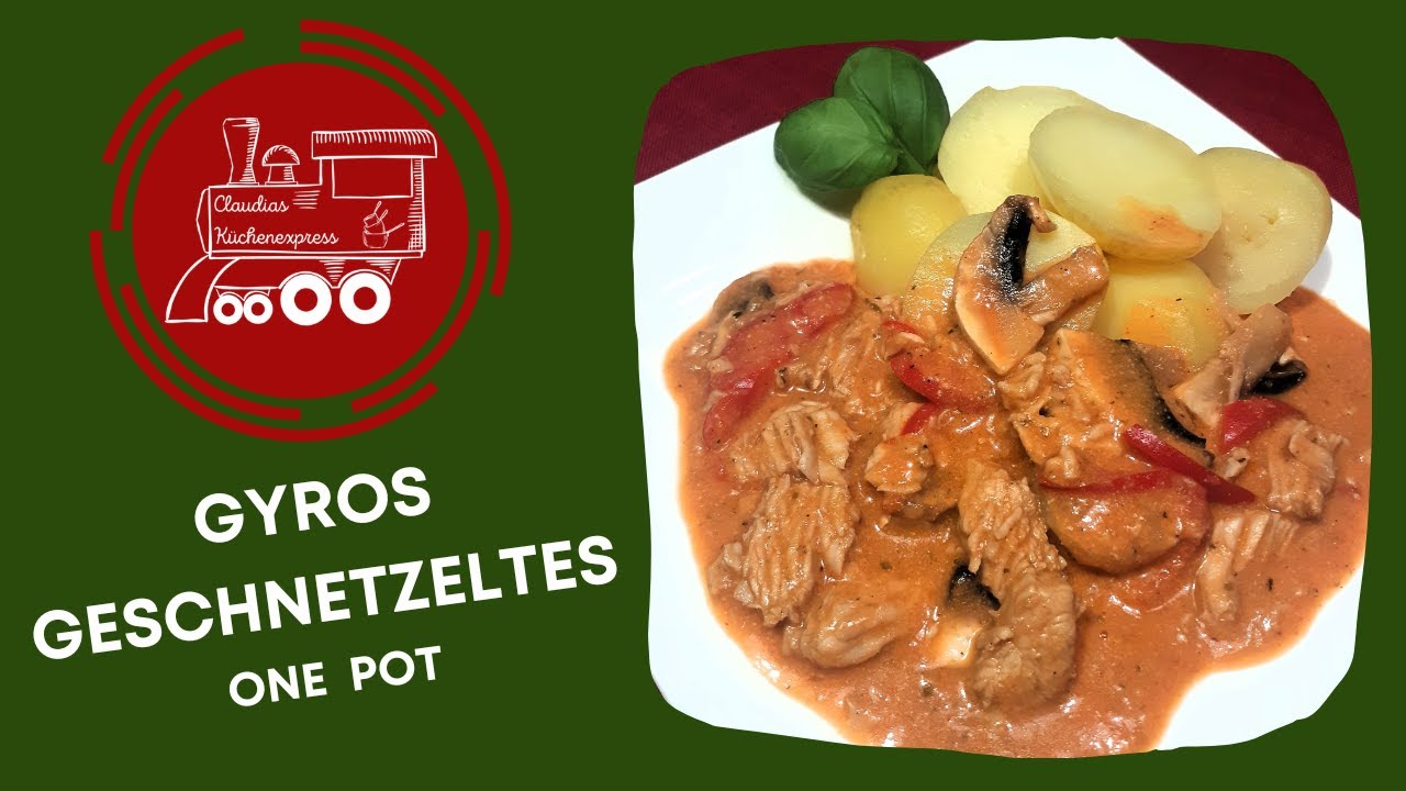 🇬🇷 GYROS-GESCHNETZELTES ( One Pot ) ... Griechenland ... Thermomix® TM6,TM5, TM31