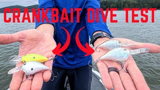 How Deep Will The Berkley DIME Crankbaits Actually Run?