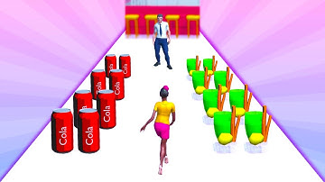 Healthy Run 3D 💃🍹👑 Interesting game 3-4 Levels Gameplay for you ios, android