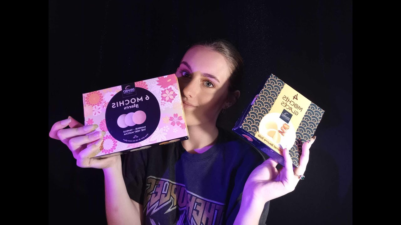 ASMR FR - Dégustation de Mochis glacés ( Eating sounds )