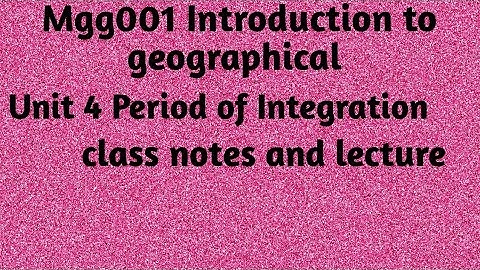 mgg001 class notes ( unit -4) ignou geography #Ignou #geography #ignouexam