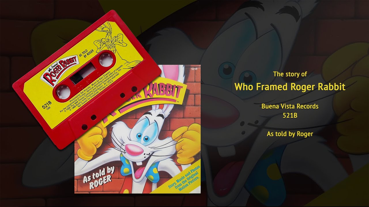 Who Framed Roger Rabbit, As Told by Roger (BVR 521B) | Vintage Children ...