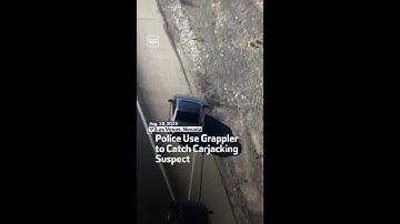 Police Use Grappler to Catch Carjacking Suspect