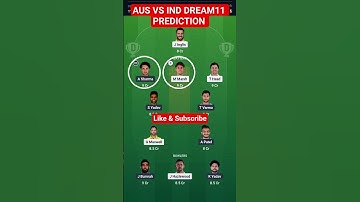 AUS vs IND Dream11 Prediction|AUS vs IND Dream11 Team|AUS vs IND T20 Match|