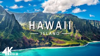 FLYING OVER HAWAII (4K UHD) - Relaxing Music Along With Beautiful Nature Videos - 4K Video HD