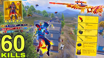 60 KILLS!!🔥 NEW BEST LOOT GAMEPLAY w/ AWM Flamewraith SET😈SAMSUNG,A7,A8,J5,J7,J2,J3,XS,A3,A4,A5,A6