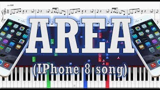 Magnus the Magnus - Area (The IPhone 8 Song) - Piano Tutorial w/ Sheets Resimi
