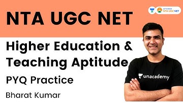 PYQ Practice | Higher Education and Teaching Aptitude | Bharat Kumar | Let