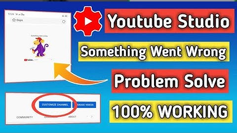 🔥YouTube Studio problem😱Chrome problem something not￼✅YouTube studio problems solve,princers🔥