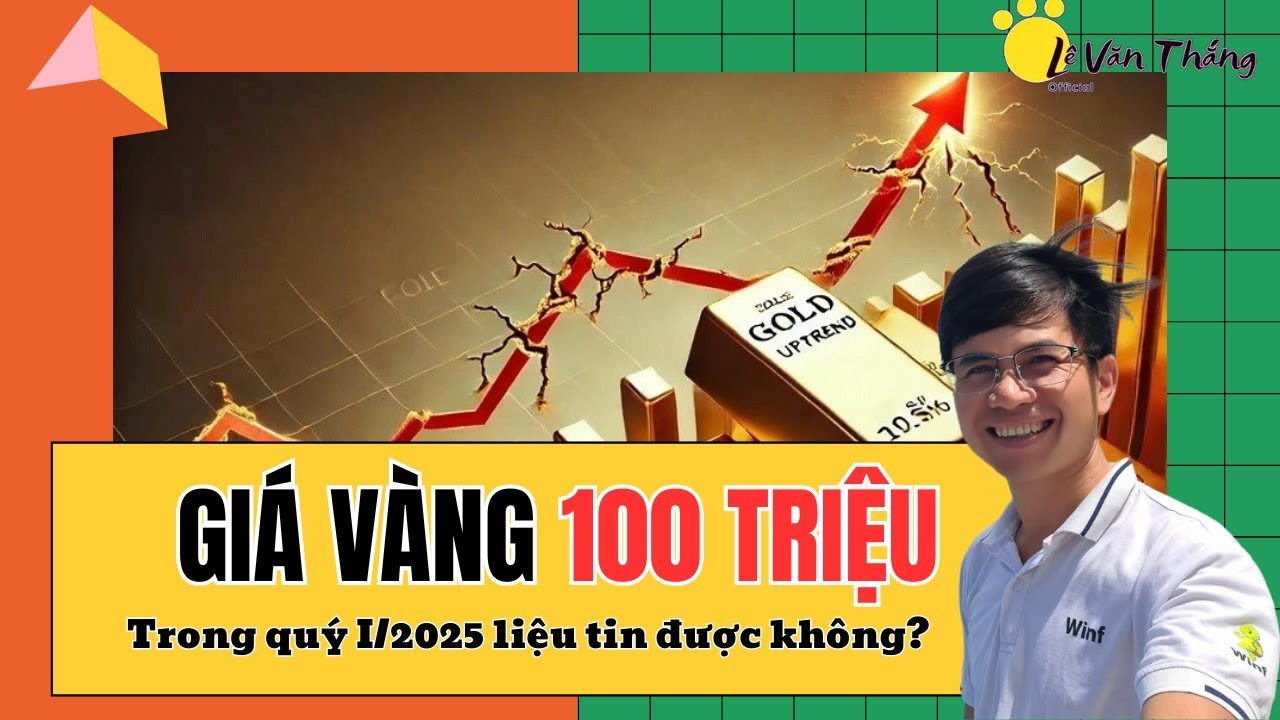Outline Video GIÁ VÀNG CÓ CÁN MỐC 100 TRIỆU trong quý I/2025 này không? bạn chọn có hay không?