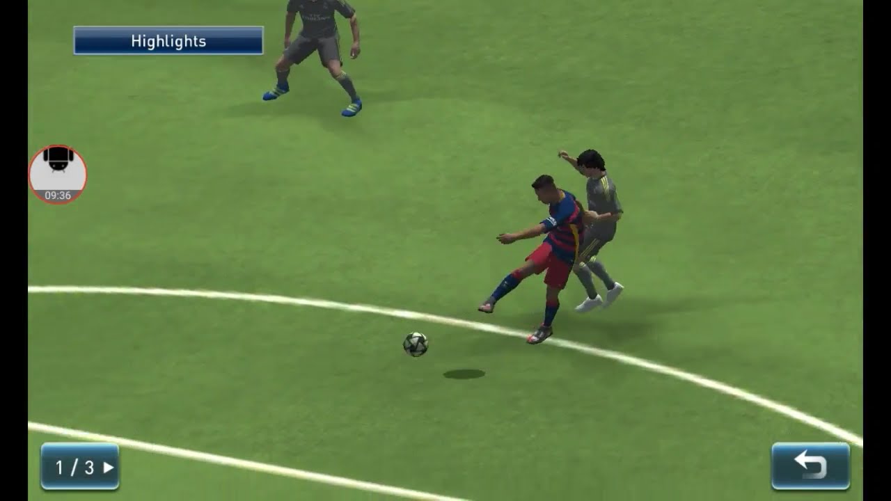 Barcelona vs Real Madrid | Pes Club Manager - Gameplay HD