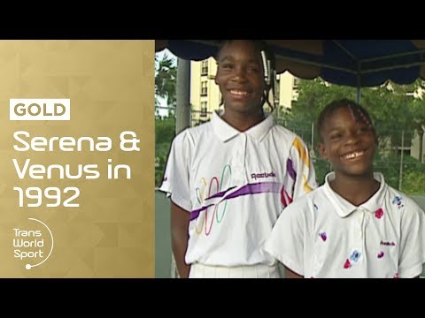 11 and 12-year-old Venus & Serena Williams on Trans World Sport