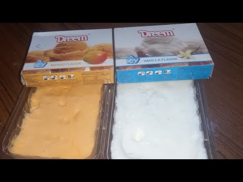 تجربة آيس كريم دريم  في البيت