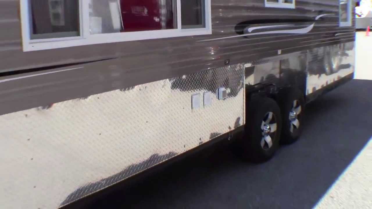 2014 Ice Castle Toy Hauler Fish House with Everything! YouTube