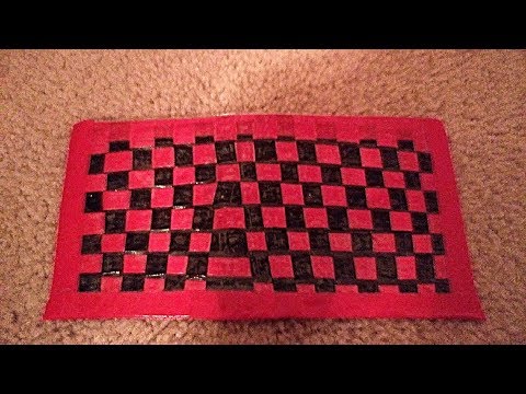 How to Make a Woven Wallet out of Duct Tape