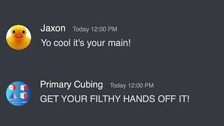 When Jaxon Finds Your Main Rubik's Cube...