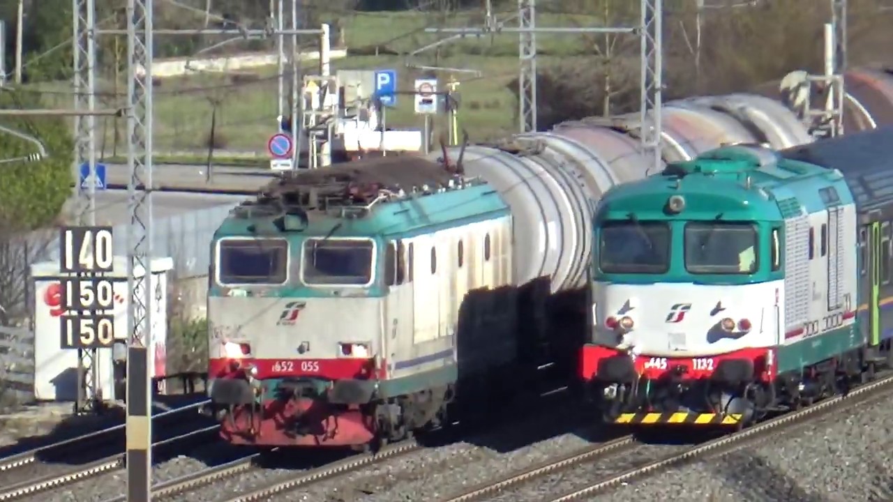 Treni regionali, merci e d445 tra Empoli e Montelupo-Capraia