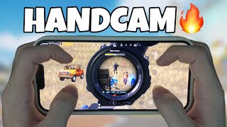 Power of 5 Finger 😱!! iPhone 13 Pro Max Handcam ❤️ Solo vs Squad PUBG Mobile