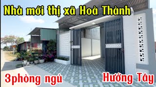 Anh chủ bán gấp căn nhà mới Hoà Thành, 3 phòng ngủ 3 máy lạnh. Chỉ cách chợ Long Hoa có 1,5km(179)