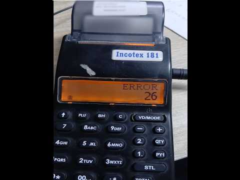 Error 26 Incotex 181
