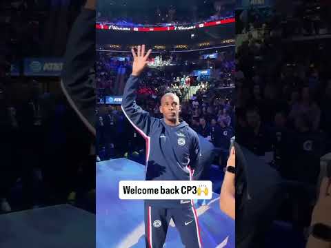 Clippers fans welcome back Chris Paul❤️