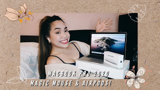 MACBOOK PRO 2020 UNBOXING + Magic Mouse & Airpods!