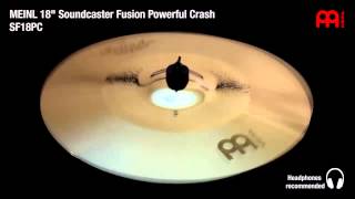 Meinl Sf18Pc 18 Soundcaster Fusion Powerful Crash Zil