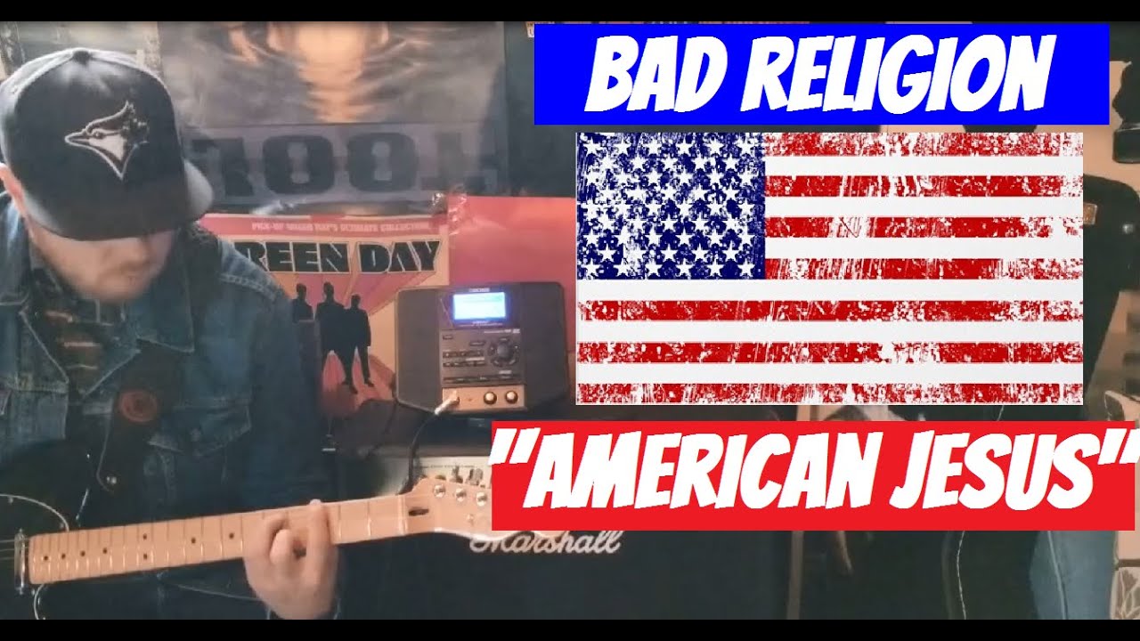 How To Play Bad Religion - American Jesus Guitar Lesson Easy Tutorial Chords + Riffs for Beginners