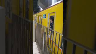 渋谷駅｜東京メトロ銀座線（1000系電車1114F）終点に到着。R6/5（黄色いレトロ風の人気車両）TOKYO METRO Ginza Line Shibuya Station JAPAN TRAIN