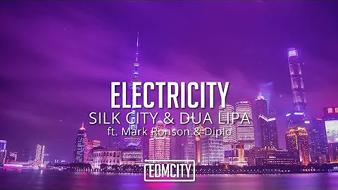Silk City & Dua Lipa - Electricity ft. Diplo & Mark Ronson (Lyric Video)