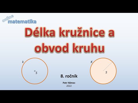 Video: Jaký je průměr kruhu o průměru 7 palců?