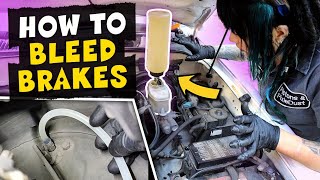 How to Flush Your Brake Fluid // Bleed Your Brakes! Featuring my 1998 Toyota 4Runner !!! (Grim Repo)