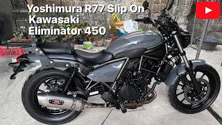 Yoshimura R77 | Kawasaki Eliminator 450 Aftermarket Exhaust