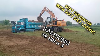 Soft Dirt Loading By Soft Excavator - Samsung SE 130 W-3 screenshot 4