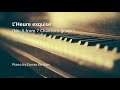 Lheure exquise no5 from 7 chansons grises  r hahn piano accompaniment