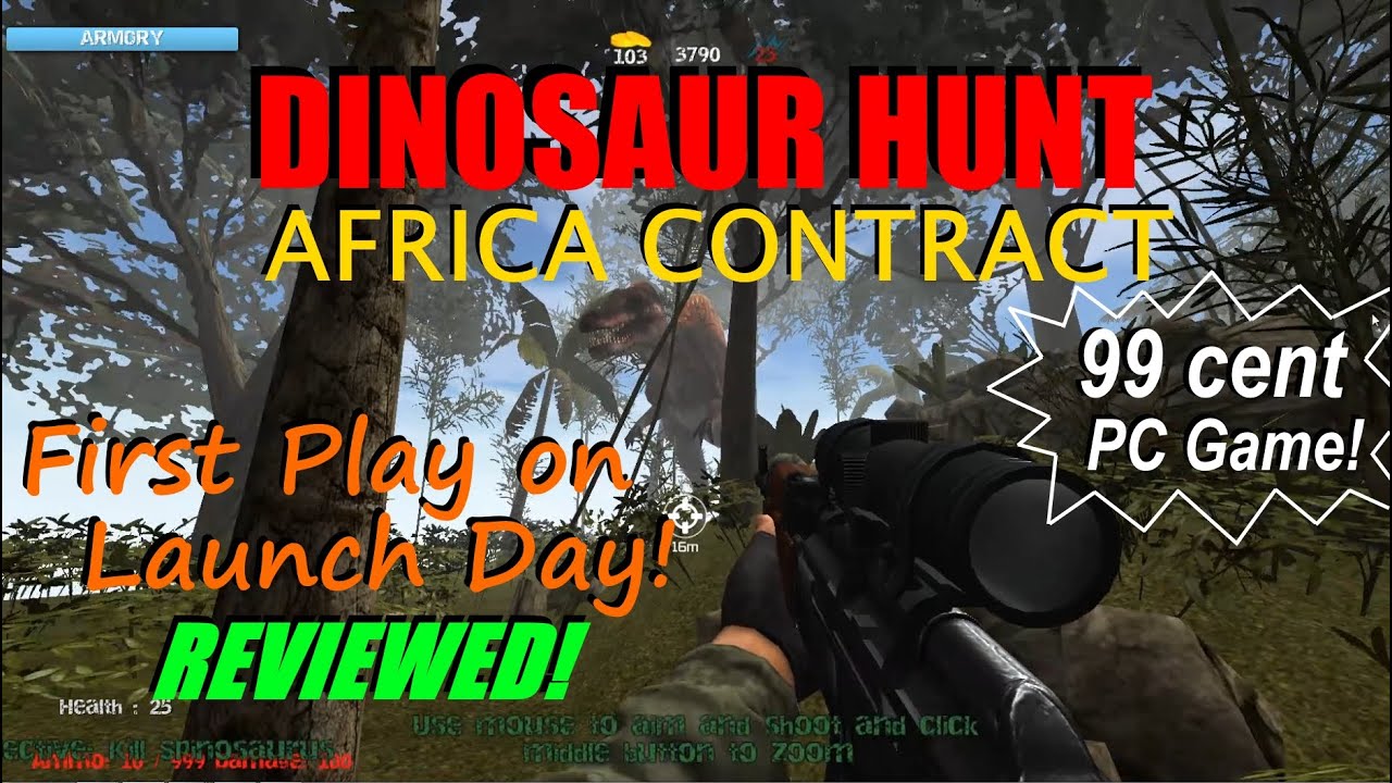Dinosaur Hunt Africa Contract - First Play on Launch Day Review! 