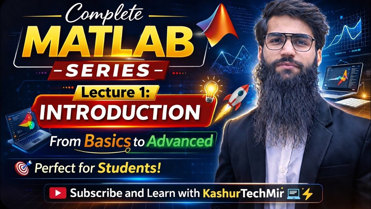 Lecture 01 Introduction | Complete MATLAB Series 🚀From Basics to ...