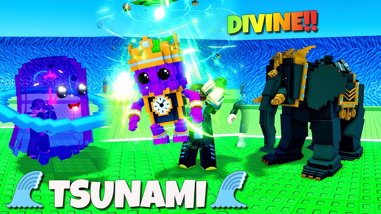 TSUNAMI!! New Divine Terlangka & Update Money Buat Kaya 🌊💰🔥 | Escape Tsunami for Brainrots Indonesia