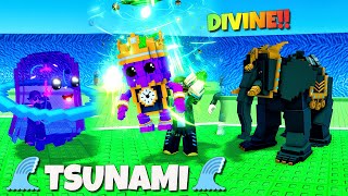 TSUNAMI!! New Divine Terlangka & Update Money Buat Kaya 🌊💰🔥 | Escape Tsunami for Brainrots Indonesia